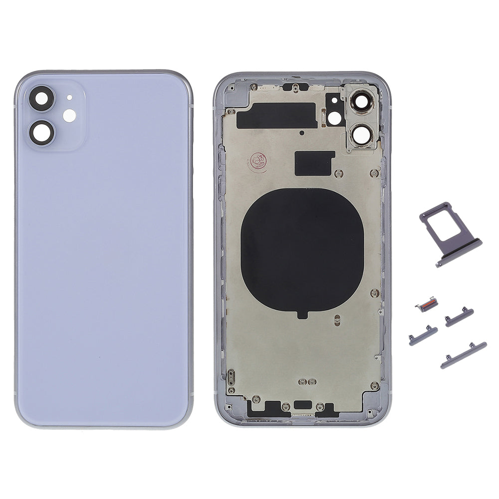 Batteribagcover med sideknapper til Apple iPhone 11 6.1 tommer Batteribagcover med sideknapper til Apple iPhone 11 6.1 tommer